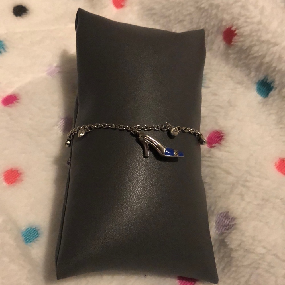 Silver charm bracelet